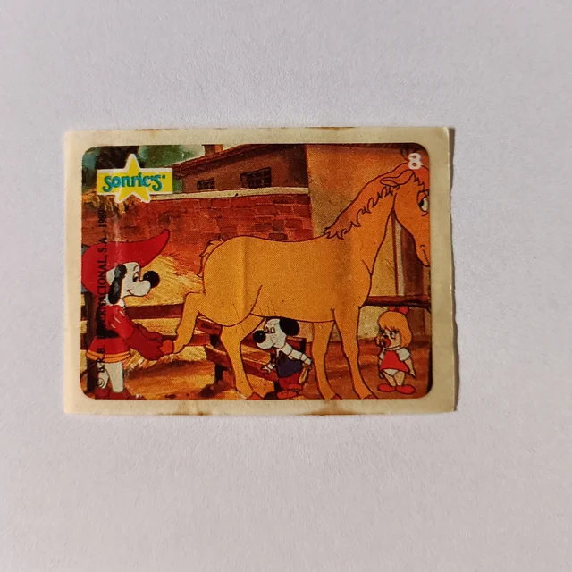Cromos D'artacan Sonrics dartacan serie tv chicles