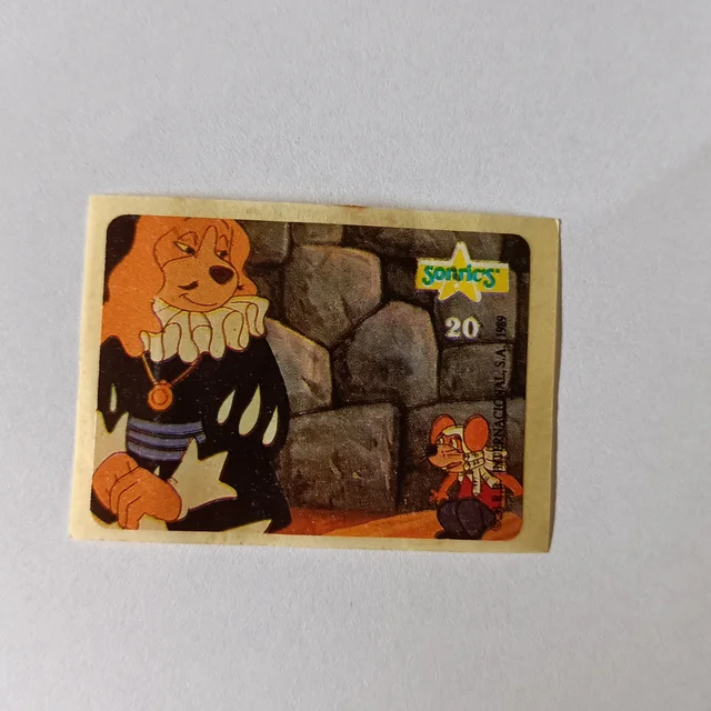 Cromos D'artacan Sonrics dartacan serie tv chicles