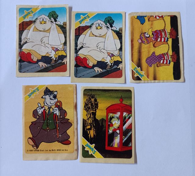 Cromos D'artacan Sonrics dartacan serie tv chicles