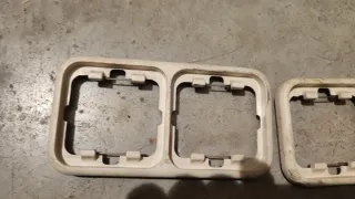 Interruptor Simon doble Marcos más premarcos