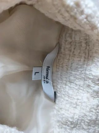 Chaqueta beige talla L