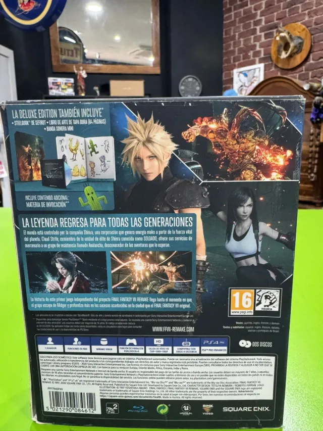 Final Fantasy VII Remake PS4 Deluxe