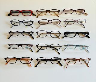 Lote 15 gafas de pasta para graduar nuevas