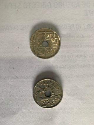 Moneda 0,50 cts Pesetas España 1949