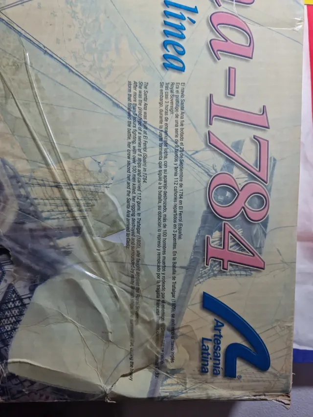 Maqueta Navío Español Santa Ana 1784