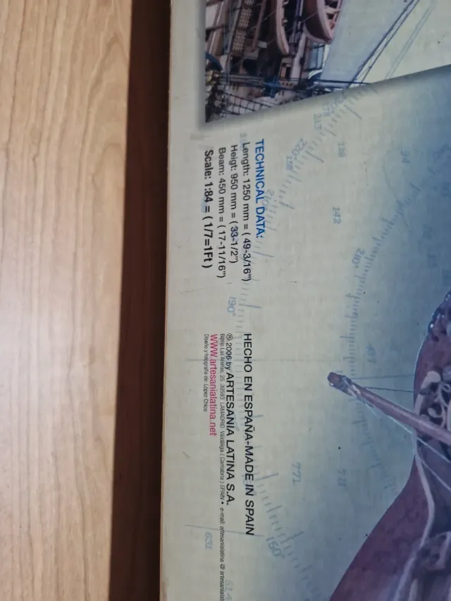 Maqueta Navío Español Santa Ana 1784