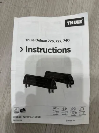 Portaesquís Thule Deluxe 726, 727, 740