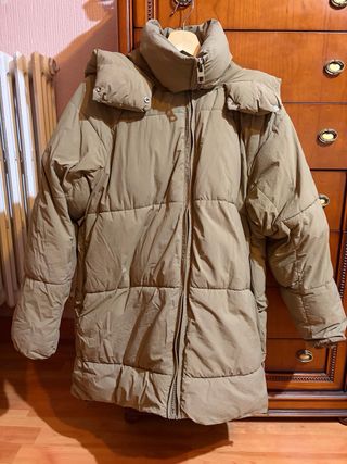 Abrigo acolchado caqui