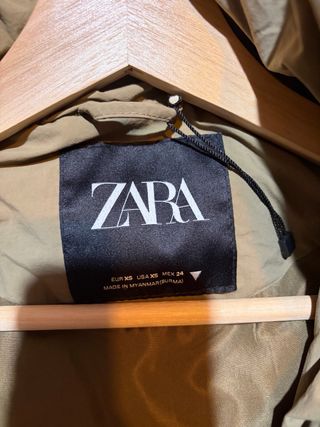 Abrigo acolchado caqui