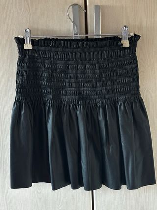 Falda negra elástica niña 11-12 años