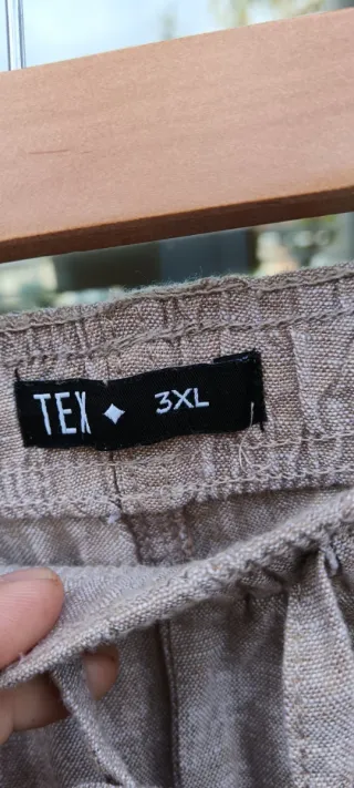 Traje Verano Hombre TEX Beige/Blanco XXL