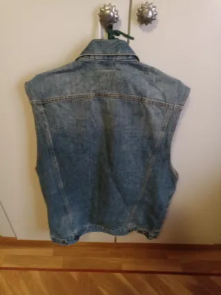 Chaleco vaquero azul