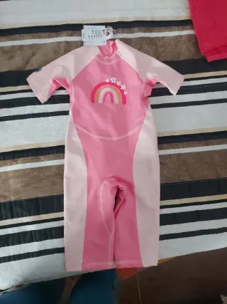 Neopreno niña Decathlon 2/3 años rosa NUEVO