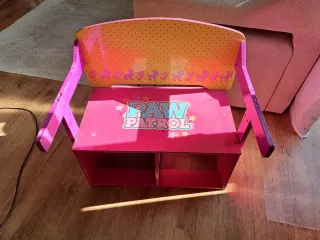 Escritorio y banco Patrulla Canina