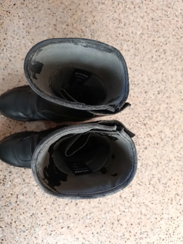 Botas de moto touring negras talla 43