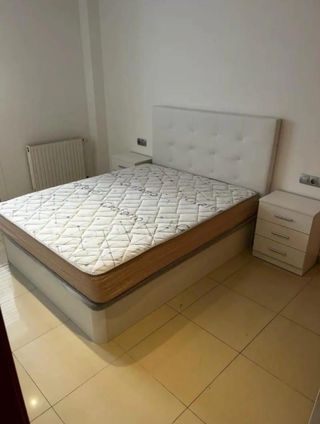 Canapé de tela  madera