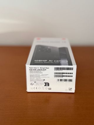 Xiaomi Redmi Note 14 256GB Negro