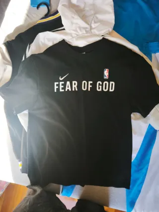 Camiseta Nike Fear of God Negra