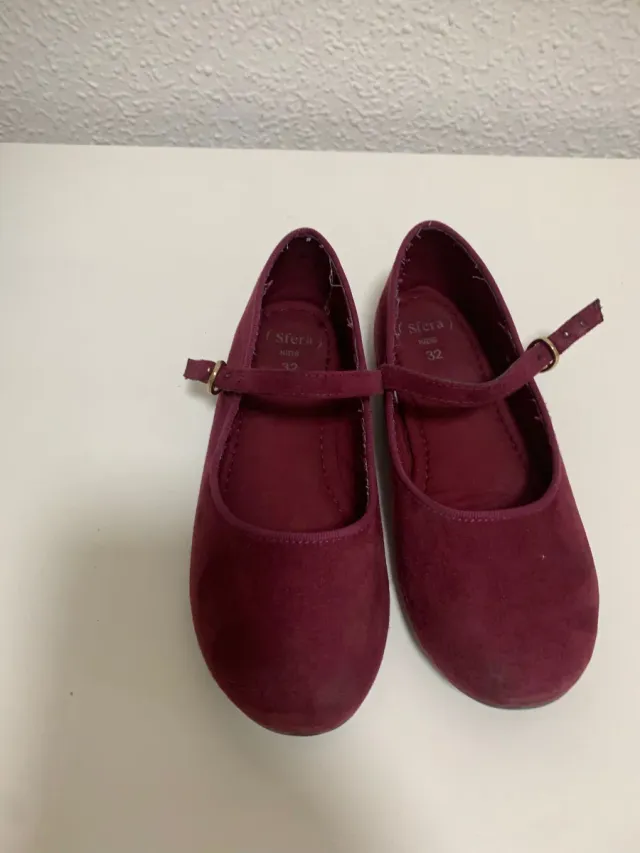Merceditas bambina Sfera colore bordeaux taglia 32