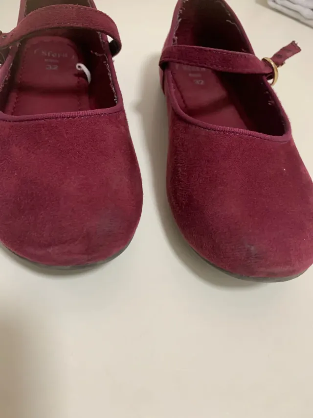 Merceditas bambina Sfera colore bordeaux taglia 32