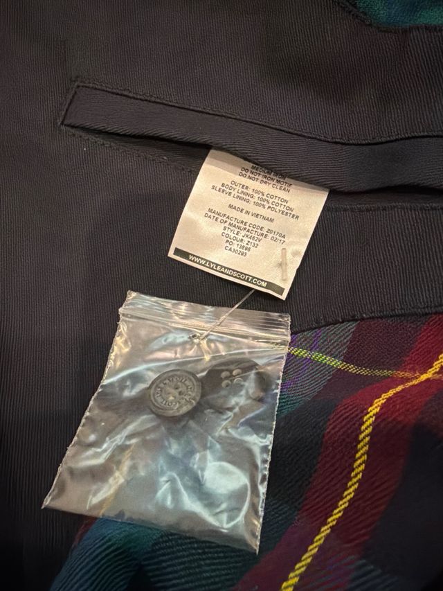 Cazadora Lyle & Scott Azul y. L