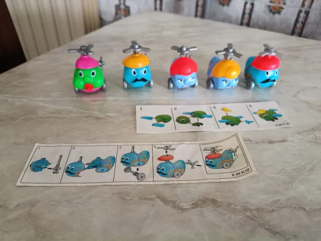 Kinder Sorpresa: 5 elicotteri giocattolo