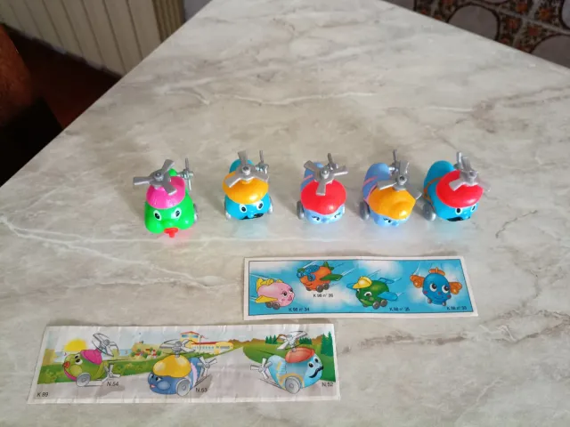 Kinder Sorpresa: 5 elicotteri giocattolo
