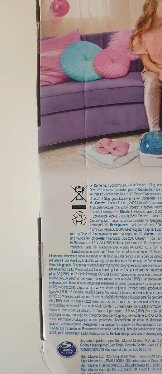 Orbeez Spa Relajante con Cascada Infinita