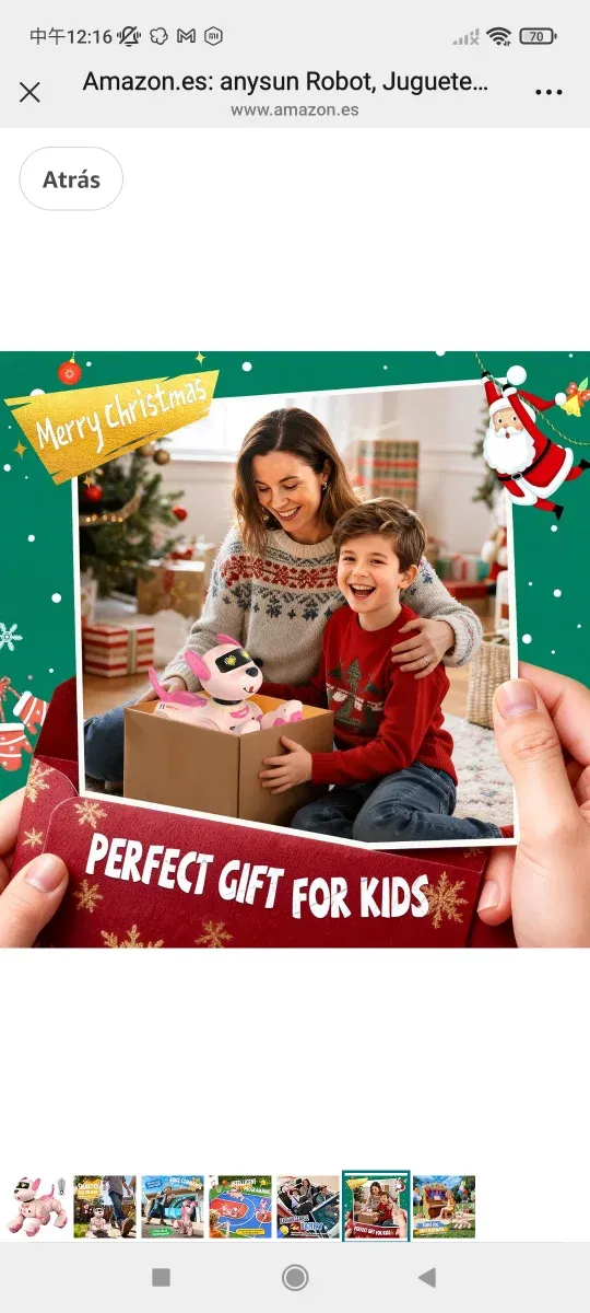 Perro Robot Anysun Recargable