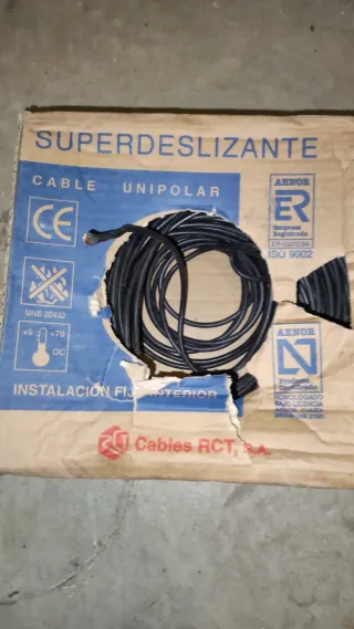 Cable Unipolar Superdeslizante de  1X6 mm