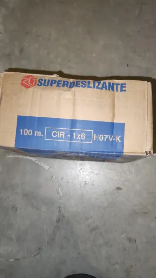 Cable Unipolar Superdeslizante de  1X6 mm