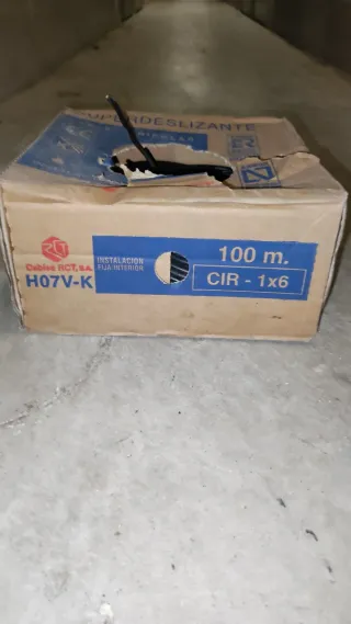 Cable Unipolar Superdeslizante de  1X6 mm