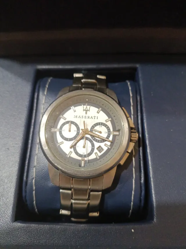 Maserati Cronografo Quarzo Acciaio