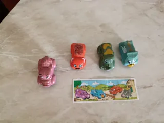 Kinder Sorpresa 4 Macchinine Animali
