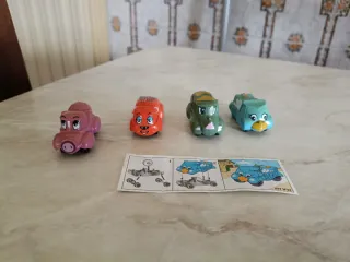 Kinder Sorpresa 4 Macchinine Animali