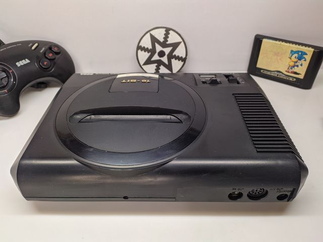 Sega Megadrive 1 PAL Con Cables + Cartucho Sonic