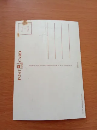 Postal Pinocchio Disney