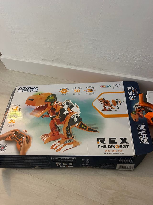 XTREM BOTS Rex The Dinobot Robot Juguete