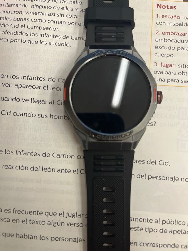 Reloj G-Sport Negro y Plateado con su cargador
