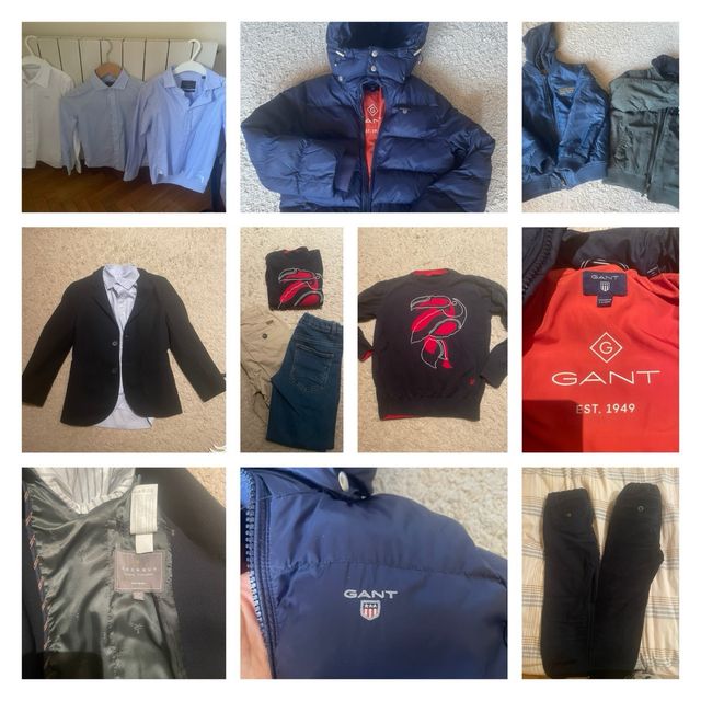 Lote Ropa Niño 7-8 Años Marcas Gant,Carolina Herr.
