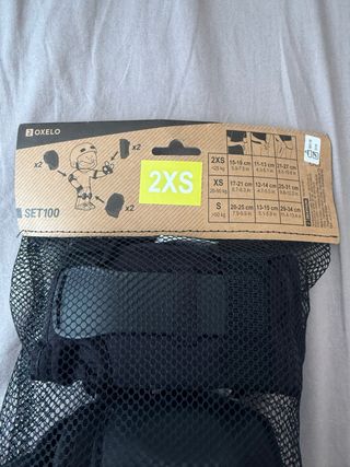 Protecciones Patinaje Oxelo Set100 2XS