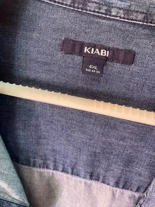 Camisa vaquera Kiabi manga corta