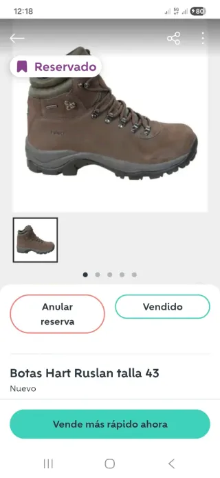 Botas Hart Ruslan talla 43