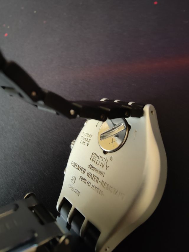 Reloj Swatch Irony Cronógrafo Negro/Plata