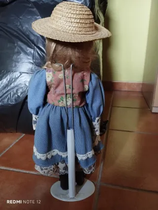 Muñeca de campo con trenzas
