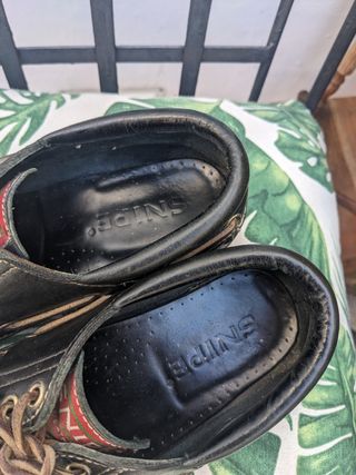 Mocasines Snipe Negro/Marrón Talla 38