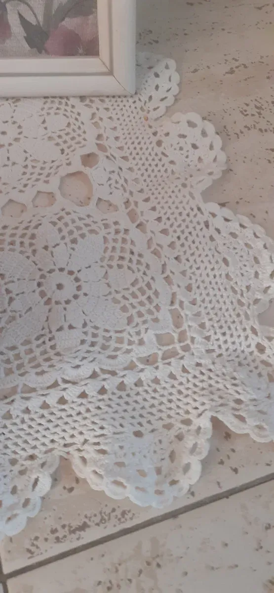 Set di quadro, cesta fiori e tappetino