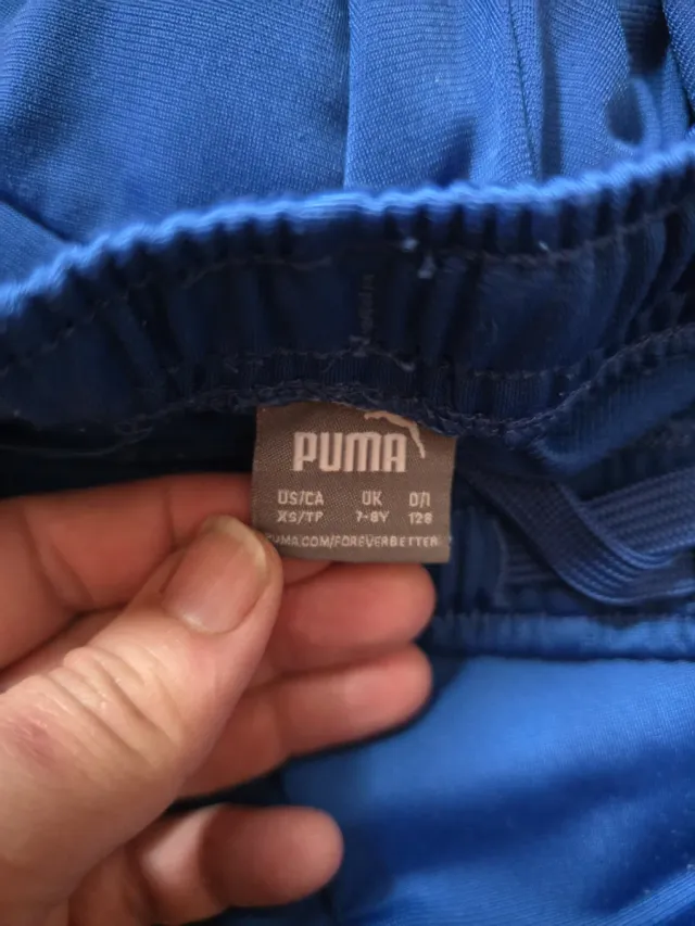 Chándal Puma niño azul ,negro y azul marino