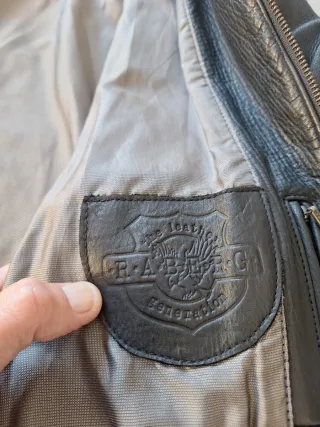 Chaqueta Cuero Piel Premium Aviador Biker Motera