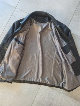 Chaqueta Cuero Piel Premium Aviador Biker Motera